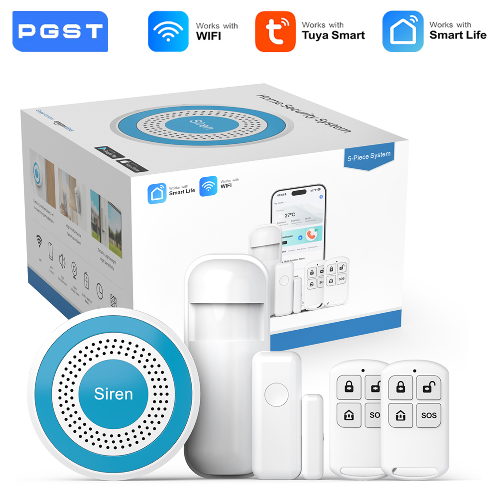 Home Automation Tutorial - PGST WiFi Smart Life alarma sistema