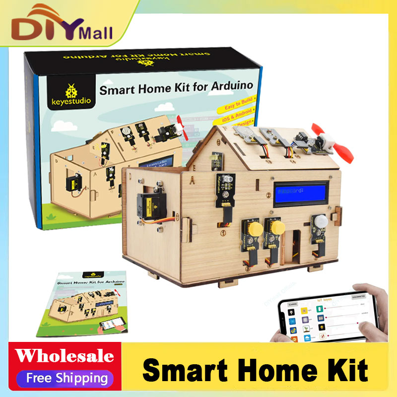 Diy Automation Projects - Keyestudio Smart IoT Home Kit con