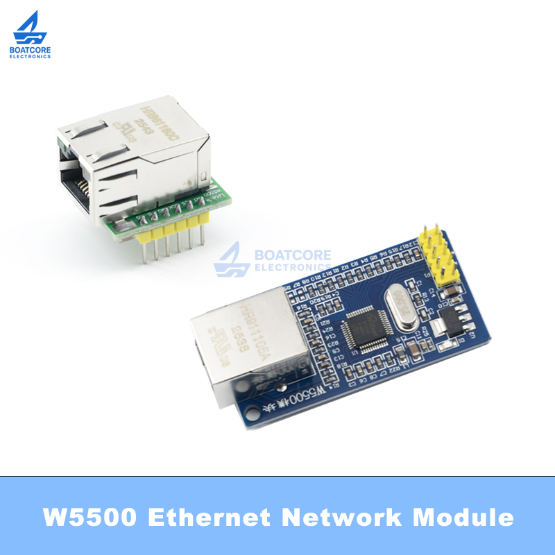 Ethernet Module W5500 - 1PCS Chip W5500 Nuevo Convertidor SPI