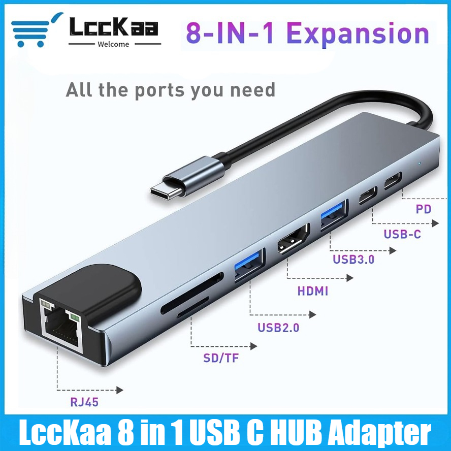 Home Assistant Sd - Hub USB C 8/7 en 1,