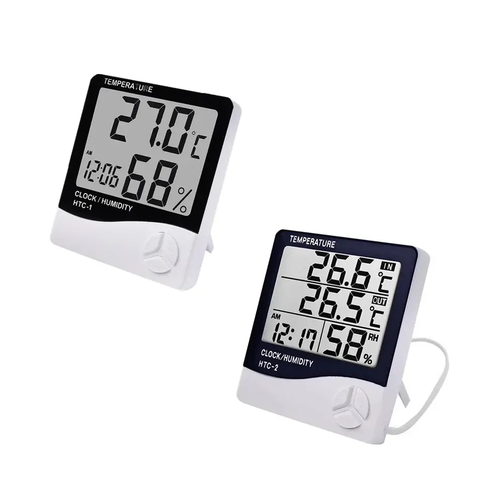 Home Automation Industry - Termómetro e Higrómetro Digital LCD para
