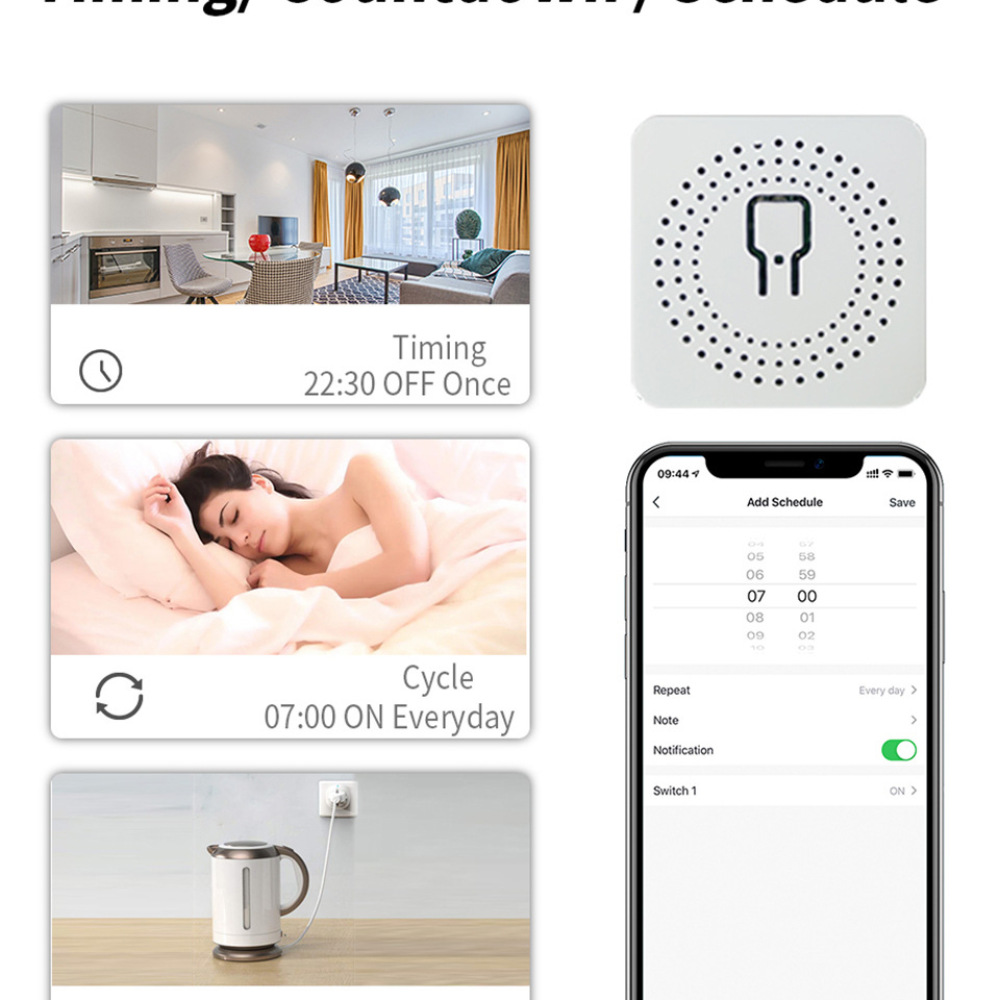 Diy Smart Home Automation Devices - Módulo de Interruptor WiFi para Hogar