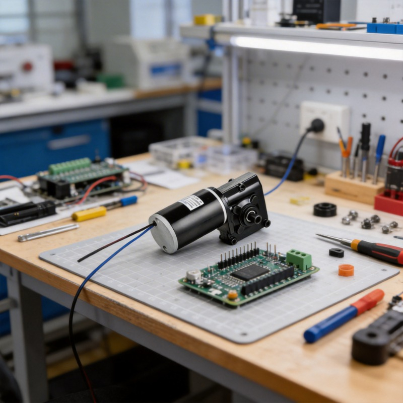 Diy Automation Projects - Motor de CC con escobillas y