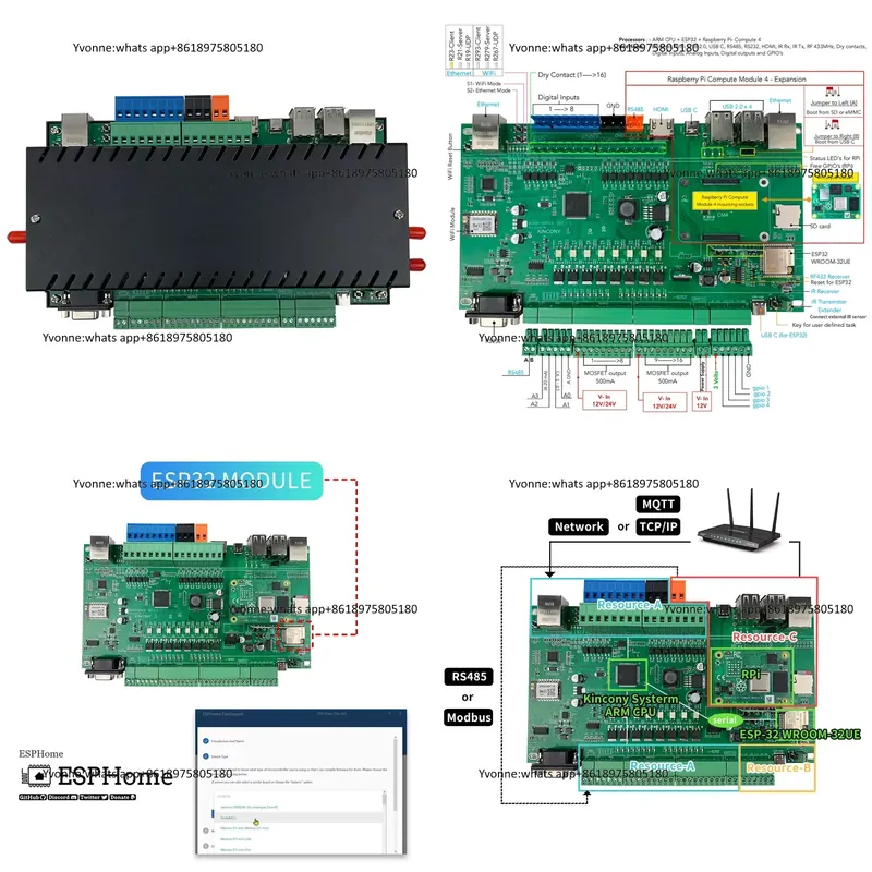 Controlador Inteligente KC868- - Diy Home Automation Server reseña y precio