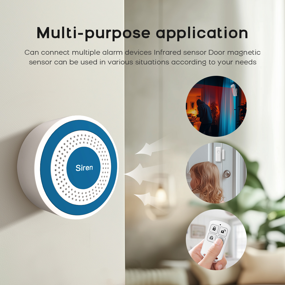 PGST WiFi Smart Life alarma si - Home Automation Tutorial reseña y precio
