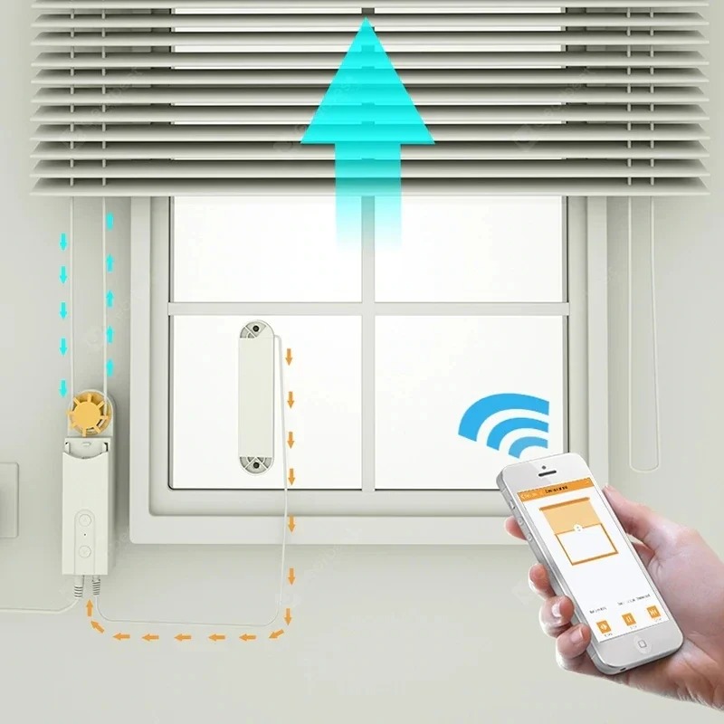 Persianas enrollables de caden - Home Automation Panel Diy reseña y precio