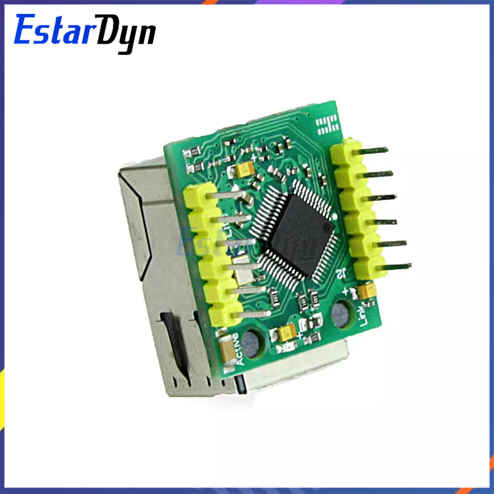 Módulo Ethernet W5500 SPI a LA - Ethernet Module W5500 reseña y precio