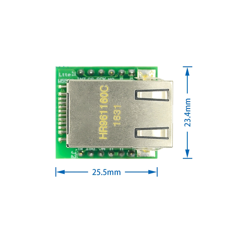 Chip W5500 USR-ES1, nuevo módu - Ethernet Module W5500 reseña y precio