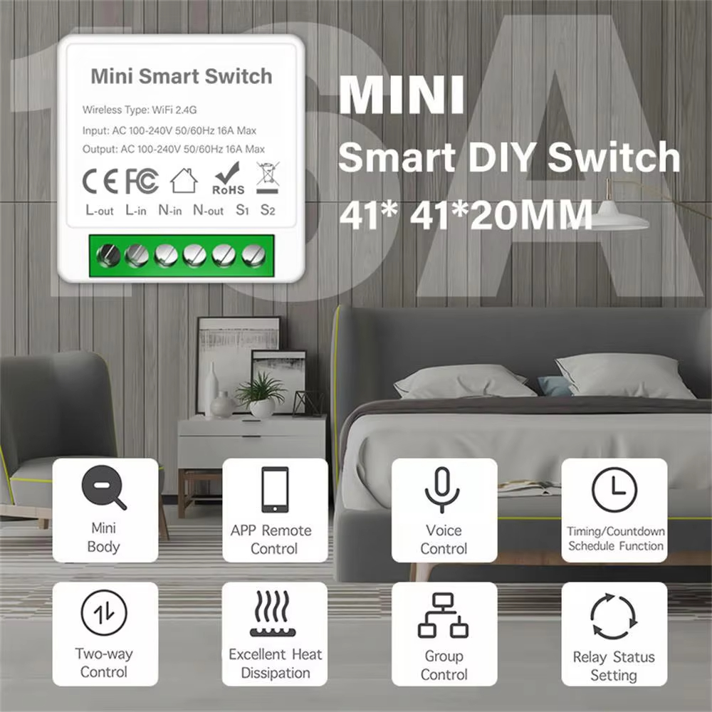 Mini Interruptor Inteligente W - Diy Home Automation Controller reseña y precio