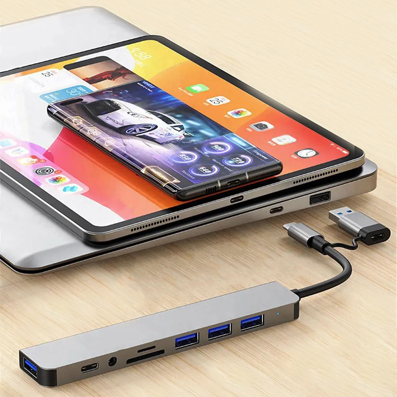 Hub USB tipo C, divisor USB 8  - Home Assistant Sd reseña y precio