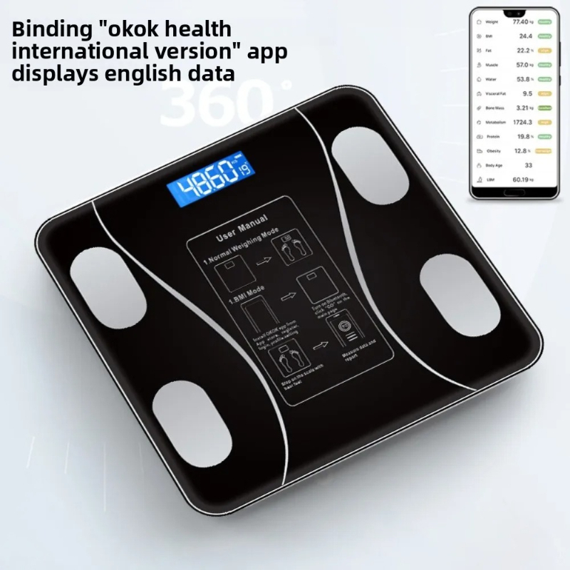 Báscula Inteligente de Grasa C - Home Automation Industry reseña y precio