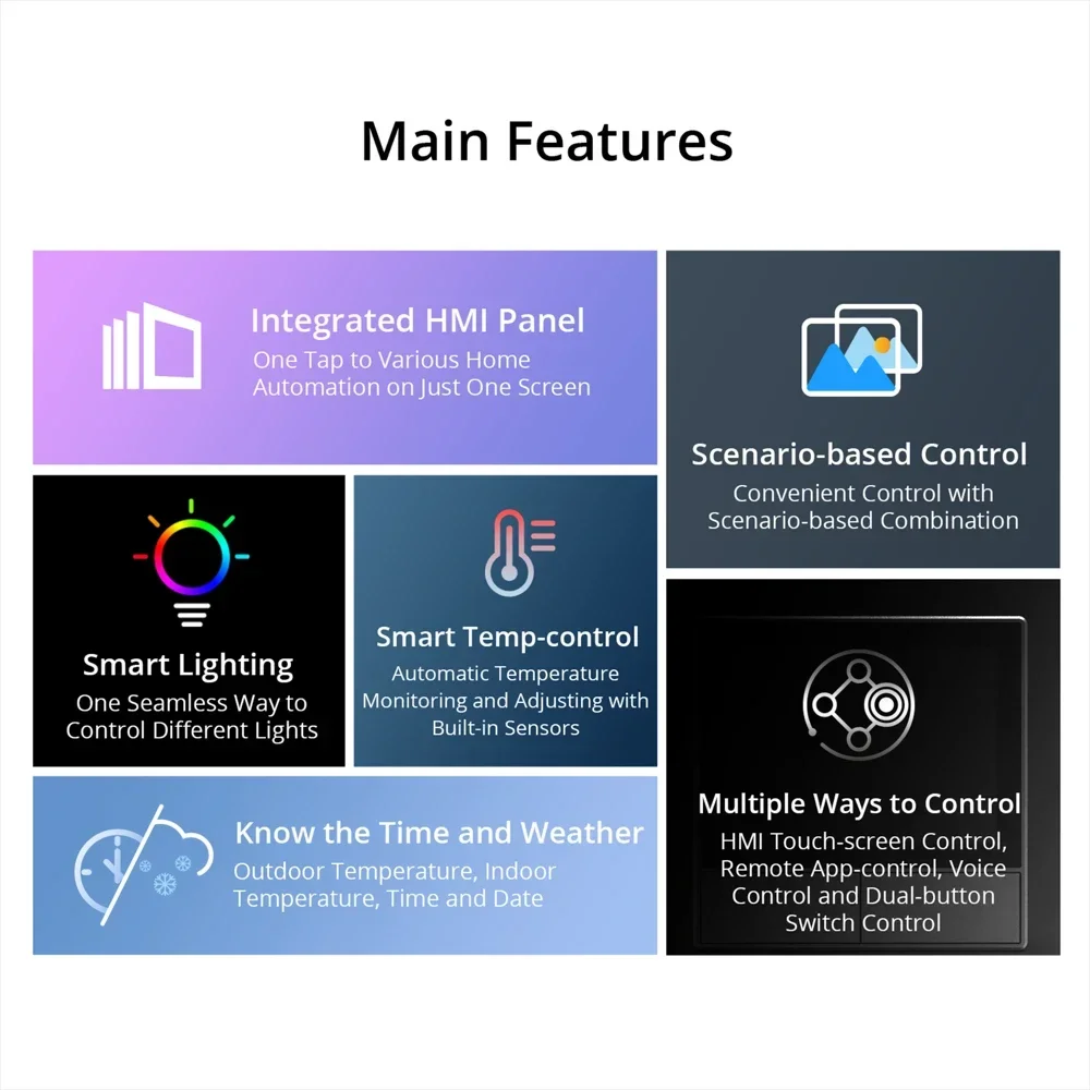 Interruptor de Pared Inteligen - Home Automation Panel Diy reseña y precio